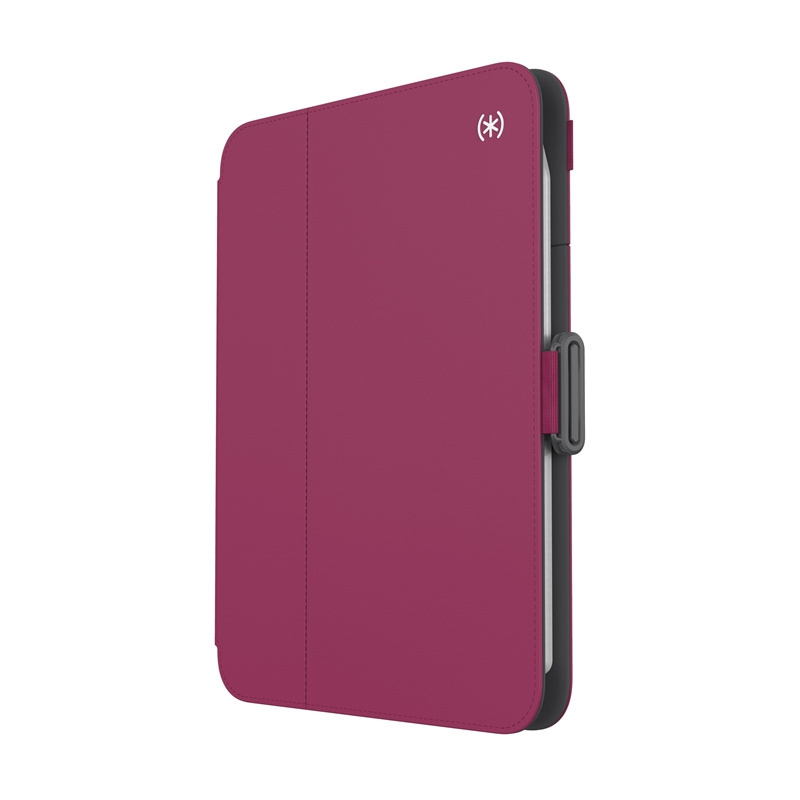 Etui Speck Balance Folio MICROBAN Apple iPad mini 2021 (6. generacji) (Very Berry Red Slate Grey)