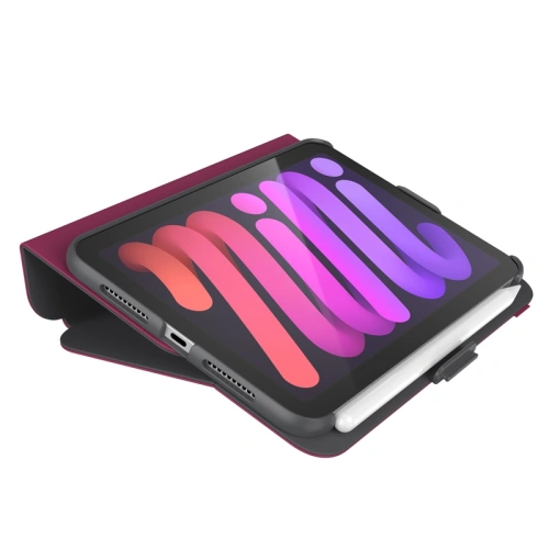Kup Etui Speck Balance Folio MICROBAN Apple iPad mini 2021 (6. generacji) / iPad mini 8.3" 2024 (7. generacji) (Very Berry Red Slate Grey) - SPK300REDSLAGRY - {ean13} - Sklep Home Screen