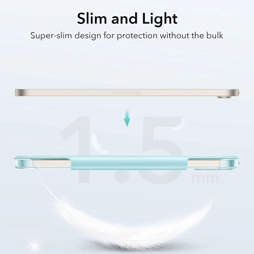 Kup Etui ESR Ascend Trifold Apple iPad mini 2021 (6. generacji) / iPad mini 8.3" 2024 (7. generacji) Light Blue - ESR374BLU - {ean13} - Sklep Home Screen