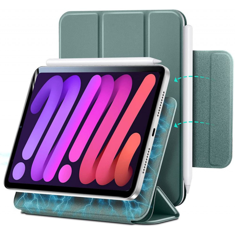 Buy ESR Rebound Magnetic Apple iPad mini 2021 6 Gen Frosted Green - 4894240139950 - ESR377GRN - Homescreen.pl