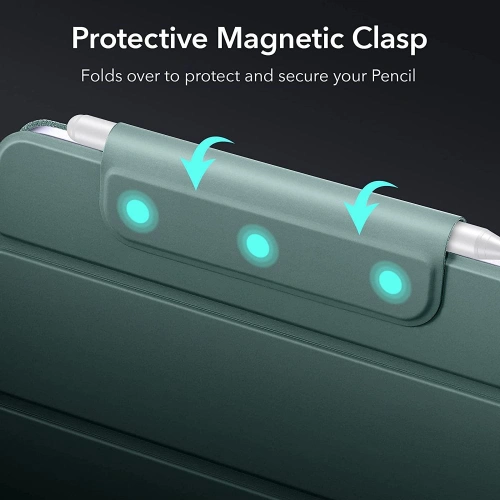 Buy ESR Rebound Magnetic Apple iPad mini 2021 6 Gen / iPad mini 8.3" 2024 7gen Frosted Green - ESR377GRN - {ean13} - Home Screen Store Europe