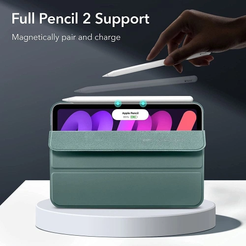 Kup Etui ESR Rebound Magnetic Apple iPad mini 2021 (6. generáció) / iPad mini 8.3" 2024 7gen Frosted Green - ESR377GRN - {ean13} - Sklep Home Screen