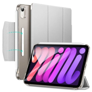 Kup Etui ESR Ascend Trifold Apple iPad mini 2021 (6. generáció) / iPad mini 8.3" 2024 7gen Ezüst Szürke - ESR378SLVGRY - {ean13} - Sklep Home Screen