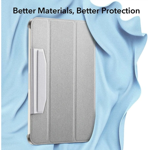 Kup Etui ESR Ascend Trifold Apple iPad mini 2021 (6. generacji) / iPad mini 8.3" 2024 (7. generacji) Silver Grey - ESR378SLVGRY - {ean13} - Sklep Home Screen