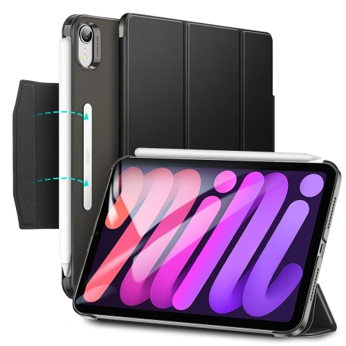 Kup Etui ESR Ascend Trifold Apple iPad mini 2021 (6. generație) / iPad mini 8.3" 2024 7gen Negru - ESR379BLK - {ean13} - Sklep Home Screen