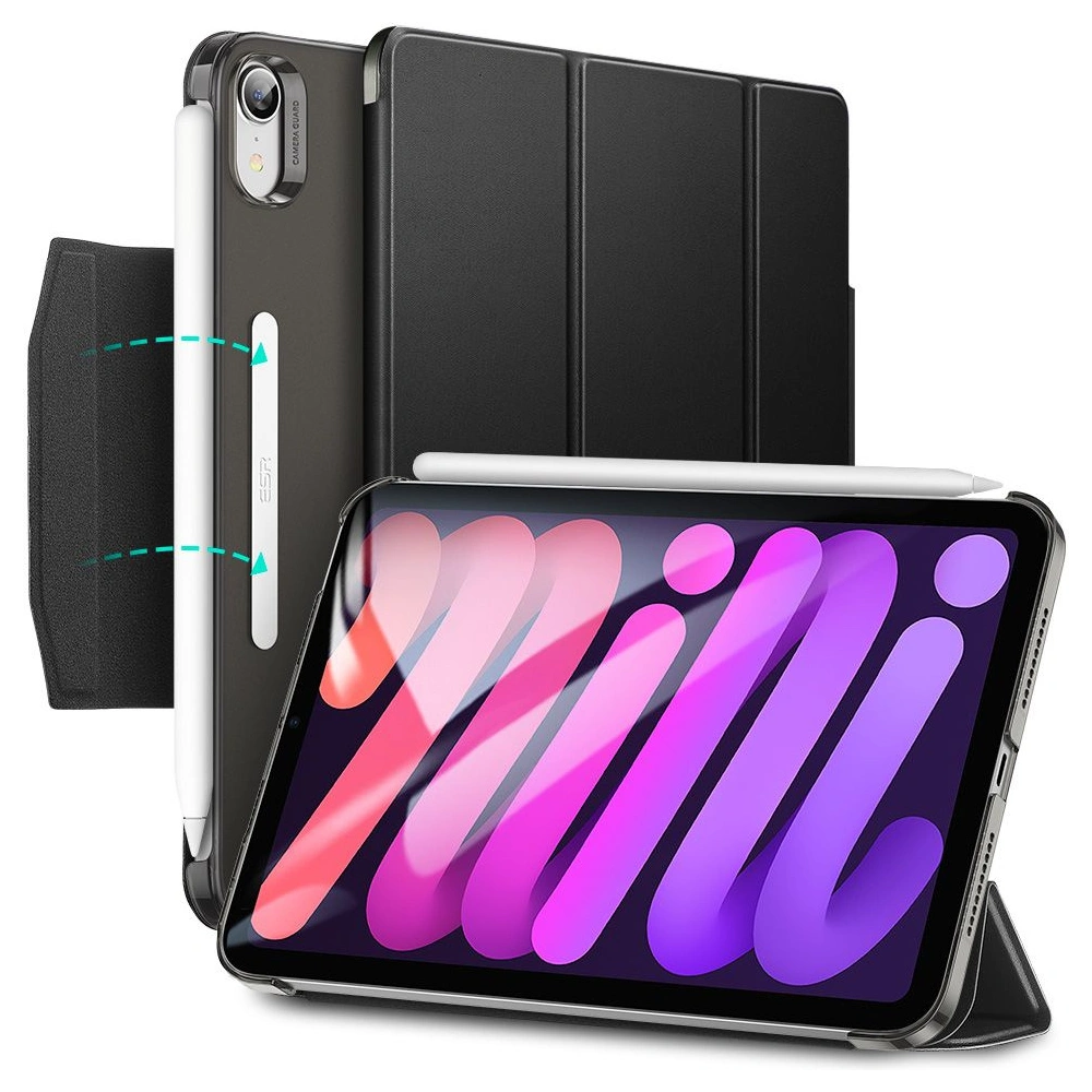 Etui ESR Ascend Trifold Apple iPad mini 2021 (6. generacji) / iPad mini 8.3" 2024 (7. generacji) Black