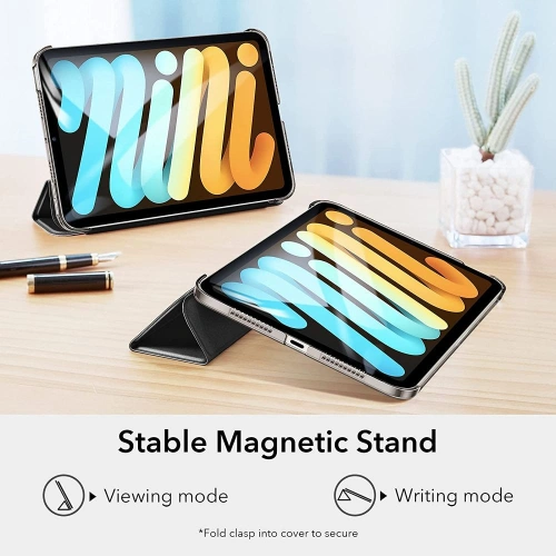 Kup Etui ESR Ascend Trifold Apple iPad mini 2021 (6. generație) / iPad mini 8.3" 2024 7gen Negru - ESR379BLK - {ean13} - Sklep Home Screen