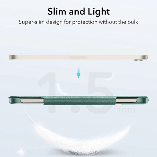 Kup Etui ESR Ascend Trifold Apple iPad mini 2021 (6. generacji) / iPad mini 8.3" 2024 (7. generacji) Dark Green - ESR380GRN - {ean13} - Sklep Home Screen