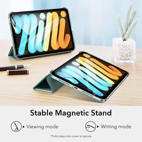 Kup Etui ESR Ascend Trifold Apple iPad mini 2021 (6. generációs) / iPad mini 8.3" 2024 7gen Sötét Zöld - ESR380GRN - {ean13} - Sklep Home Screen