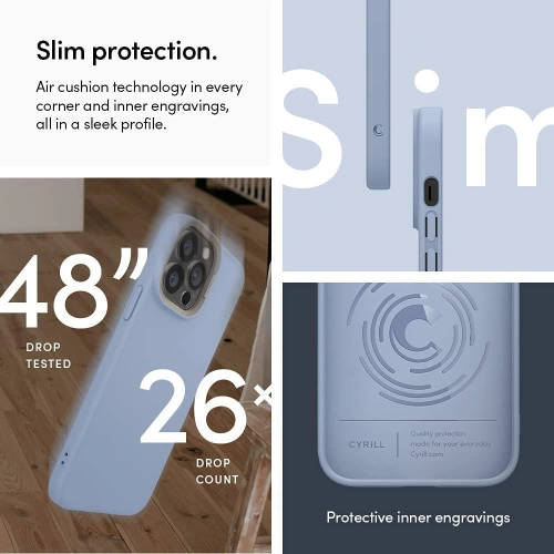 Kup Etui Spigen Cyrill Color Brick Apple iPhone 13 Pro Max Sky - SPN1835SKY - {ean13} - Sklep Home Screen