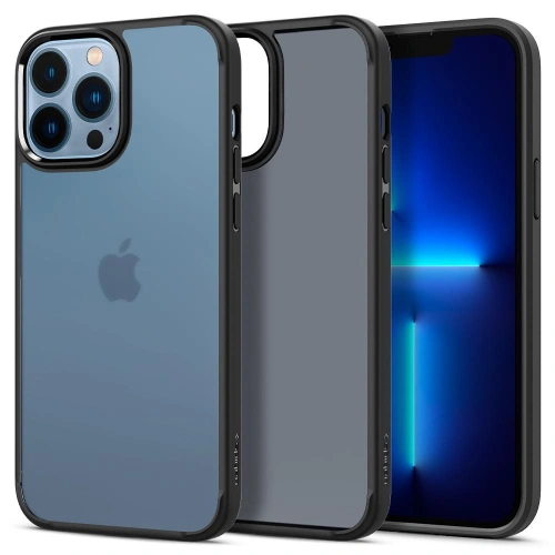 Kup Etui Spigen Ultra Hybrid Apple iPhone 13 Pro Max Matt Frost Fekete - SPN1837MBLK - {ean13} - Sklep Home Screen