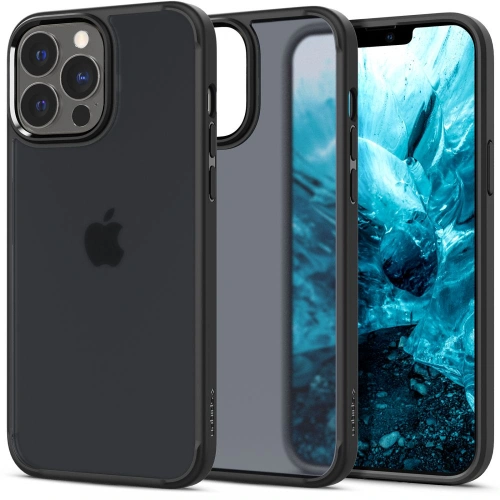 Kup Etui Spigen Ultra Hybrid Apple iPhone 13 Pro Max Matt Frost Fekete - SPN1837MBLK - {ean13} - Sklep Home Screen