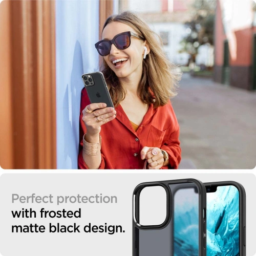 Kup Etui Spigen Ultra Hybrid Apple iPhone 13 Pro Max Matte Frost Black - SPN1837MBLK - {ean13} - Sklep Home Screen