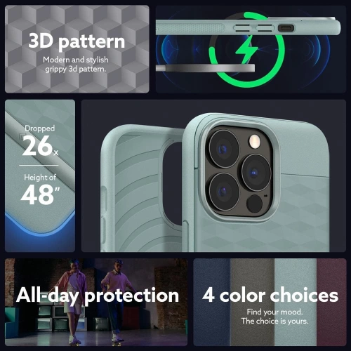 Kup Case Caseology Parallax Apple iPhone 13 Pro Max Salbeigrün - CSL016GRN - {ean13} - Sklep Home Screen