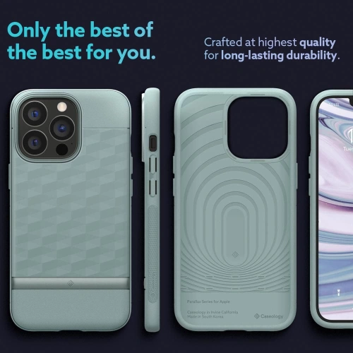 Kup Case Caseology Parallax Apple iPhone 13 Pro Max Salbeigrün - CSL016GRN - {ean13} - Sklep Home Screen