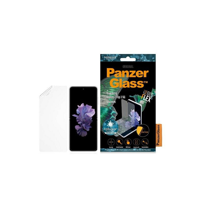 Buy PanzerGlass TPU Samsung Galaxy Z Flip3 5G Case Friendly Antibacterial - 5711724072765 - PZG009 - Homescreen.pl