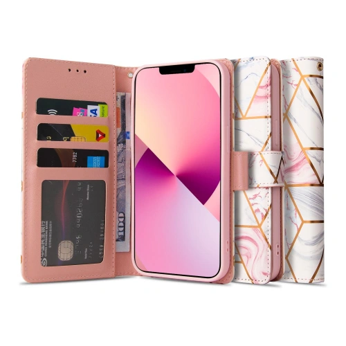 Kup Etui Tech-Protect Wallet Apple iPhone 13 Pro Max Mramor - THP619MRB - {ean13} - Sklep Home Screen