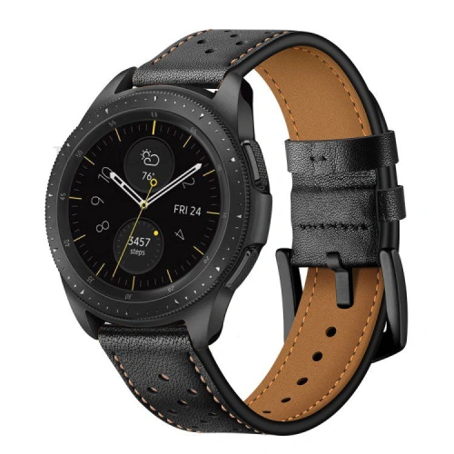 Kup Tech-Protect Leder Samsung Galaxy Watch 4 40/42/44/46mm Schwarz - THP621BLK - {ean13} - Sklep Home Screen