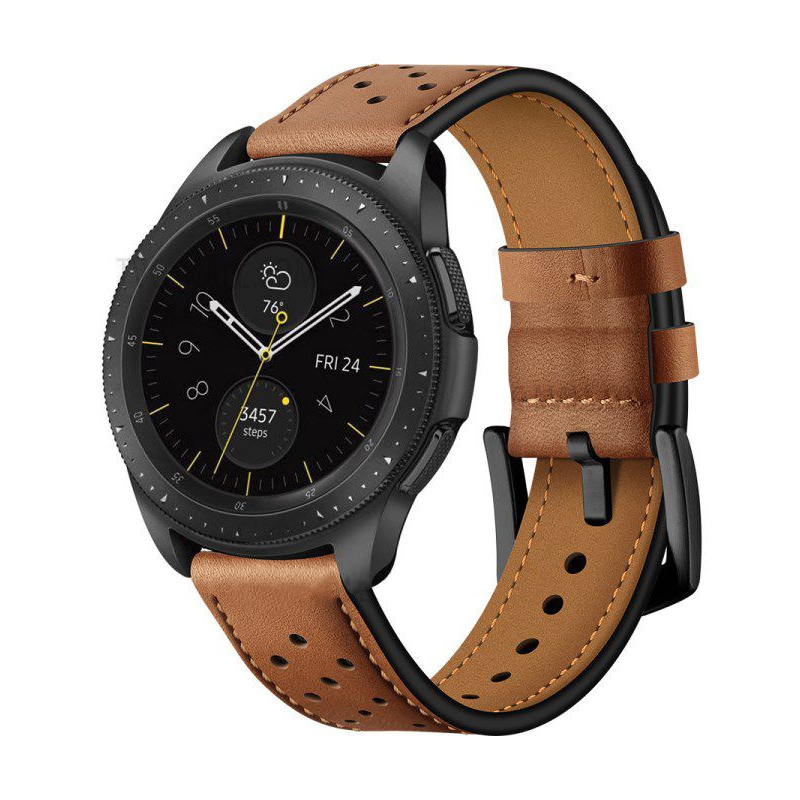 Pasek Tech-protect Leather Samsung Galaxy Watch 4 40/42/44/46mm Brown