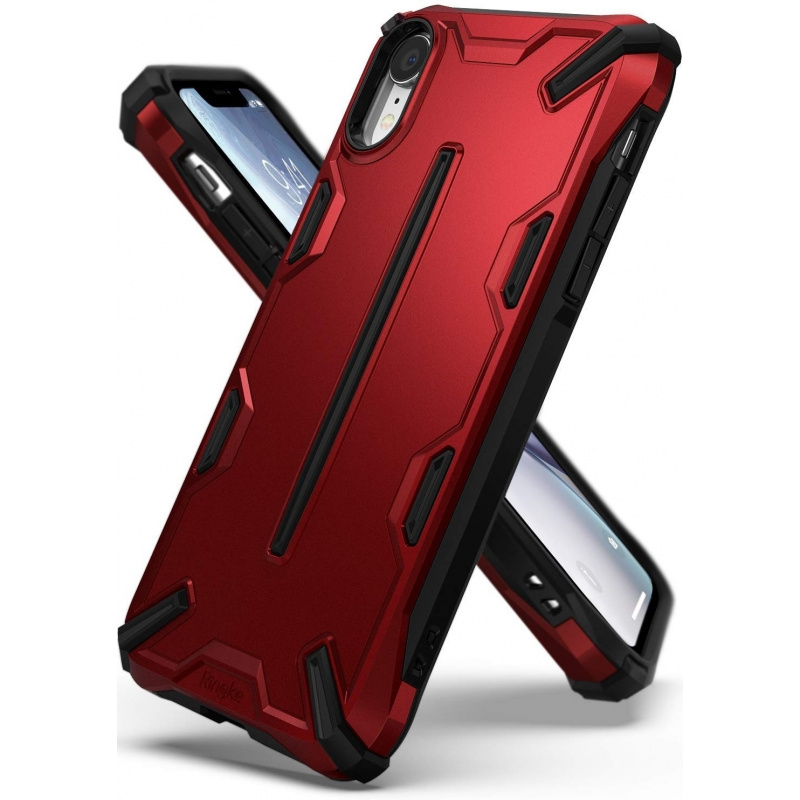 Etui Ringke Dual-X iPhone XR 6.1 Iron Red