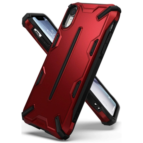 Kup Etui Ringke Dual-X iPhone XR 6.1 Roșu de Fier - RGK804RED - {ean13} - Sklep Home Screen