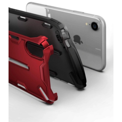 Kup Etui Ringke Dual-X iPhone XR 6.1 Iron Red - RGK804RED - {ean13} - Sklep Home Screen