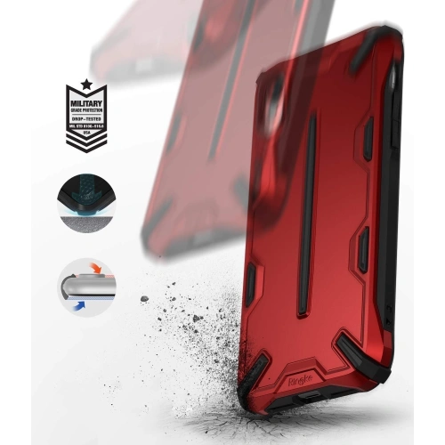 Kup Etui Ringke Dual-X iPhone XR 6.1 Iron Red - RGK804RED - {ean13} - Sklep Home Screen