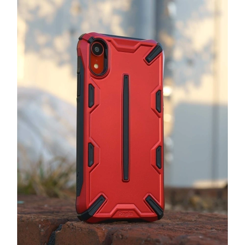 Kup Etui Ringke Dual-X iPhone XR 6.1 Iron Red - RGK804RED - {ean13} - Sklep Home Screen