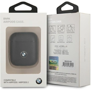 Kup Etui BMW BMA2CSLBK Apple AirPods czarny/black Geniune Leather Signature - BMW002BLK - {ean13} - Sklep Home Screen