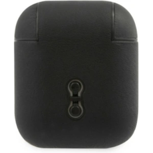 Kup Etui BMW BMA2SSLBK Apple AirPods negru/black Piele autentică Logo argintiu - BMW003BLK - {ean13} - Sklep Home Screen