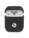 Etui BMW BMA2SSLNA Apple AirPods sötétkék/garnát Genuin bőr Ezüst logó
