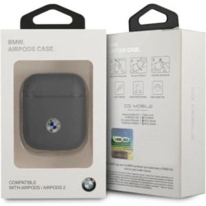Kup Etui BMW BMA2SSLNA Apple AirPods granatowy/navy Geniune Leather Silver Logo - BMW004NAV - {ean13} - Sklep Home Screen