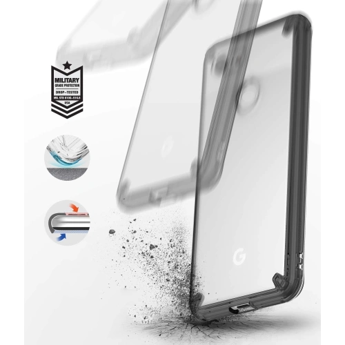 Kup Etui Ringke Fusion Google Pixel 3 Füstös Fekete - RGK805SM - {ean13} - Sklep Home Screen