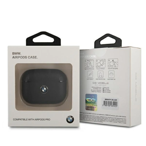Kup Case BMW BMAPCSLBK Apple AirPods Pro schwarz/black Echtes Leder Signature - BMW007BLK - {ean13} - Sklep Home Screen