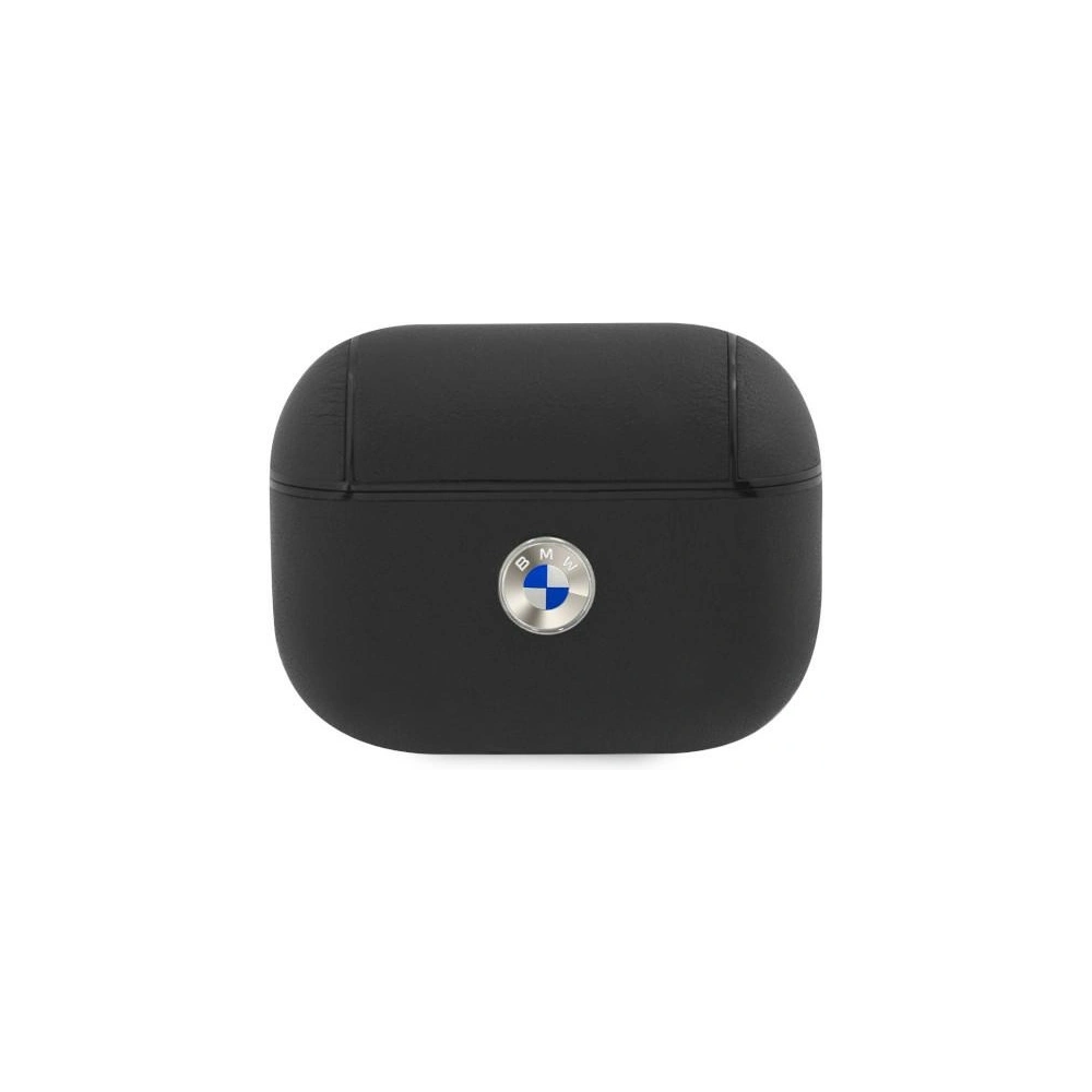 Etui BMW BMAPSSLBK Apple AirPods Pro czarny/black Geniune Leather Silver Logo