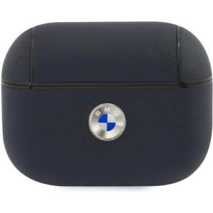 Kup Etui BMW BMAPSSLNA Apple AirPods Pro granatowy/navy Geniune Leather Silver Logo - BMW009NAV - {ean13} - Sklep Home Screen