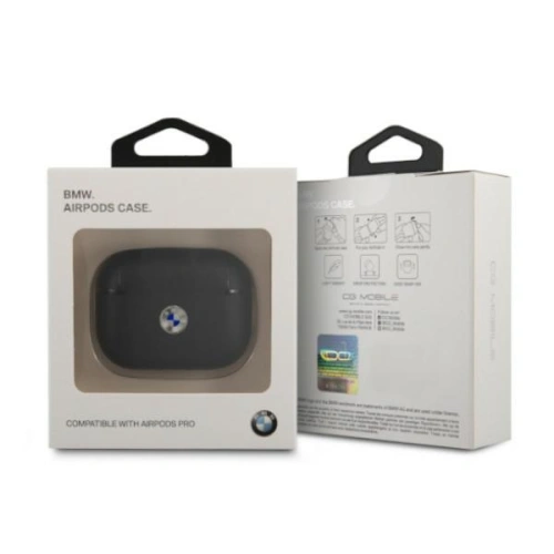 Kup Etui BMW BMAPSSLBK Apple AirPods Pro fekete Geniune Leather Silver Logo - BMW008BLK - {ean13} - Sklep Home Screen