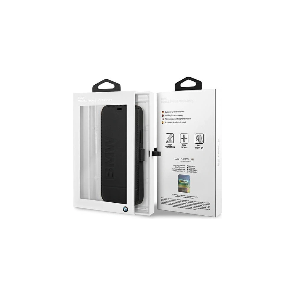 Etui BMW BMFLBKP12MSLLBK Apple iPhone 12/12 Pro czarny/black book Signature