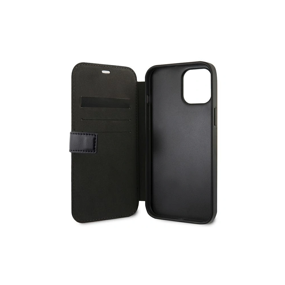 Etui BMW BMFLBKP12MSLLNA Apple iPhone 12/12 Pro granatowy/navy book Signature