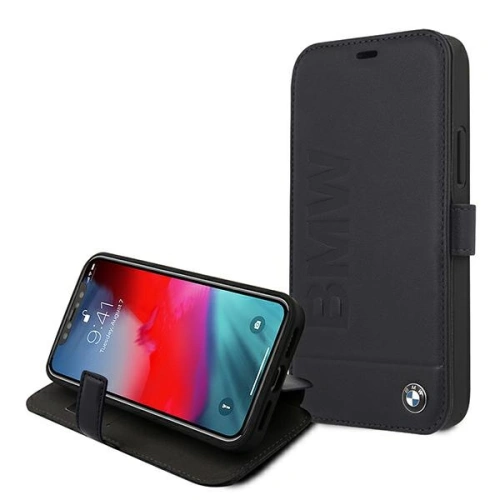 Kup Etui BMW BMFLBKP12SSLLNA Apple iPhone 12 mini granatowy/navy book Signature - BMW021NAV - {ean13} - Sklep Home Screen