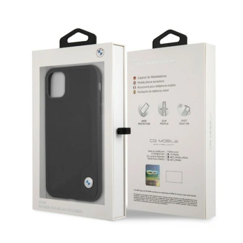 Kup Etui BMW BMHCN61RCDPK Apple iPhone 11 černý/black hardcase Leather Deboss - BMW028BLK - {ean13} - Sklep Home Screen
