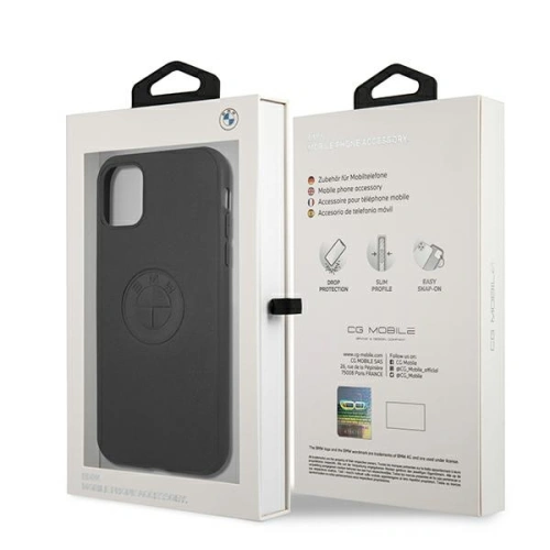 Kup Etui BMW BMHCN61REELK Apple iPhone 11 fekete/hardcase bőr dombornyomott - BMW029BLK - {ean13} - Sklep Home Screen