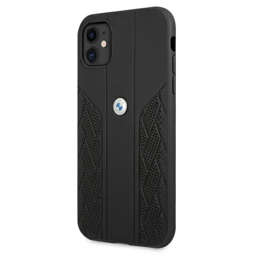 Kup Etui BMW BMHCN61RSPPK Apple iPhone 11 černý/black hardcase Leather Curve Perforate - BMW030BLK - {ean13} - Sklep Home Screen