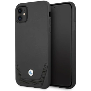 Kup Etui BMW BMHCN61RSWPK Apple iPhone 11 czarny/black hardcase Leather Perforate - BMW031BLK - {ean13} - Sklep Home Screen