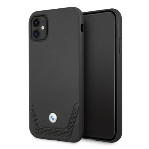 Kup Etui BMW BMHCN61RSWPK Apple iPhone 11 fekete/black hardcase bőr perforált - BMW031BLK - {ean13} - Sklep Home Screen