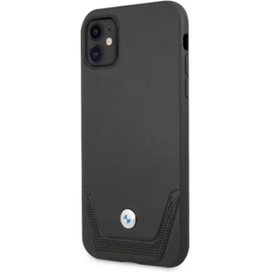 Kup Etui BMW BMHCN61RSWPK Apple iPhone 11 fekete/black hardcase bőr perforált - BMW031BLK - {ean13} - Sklep Home Screen