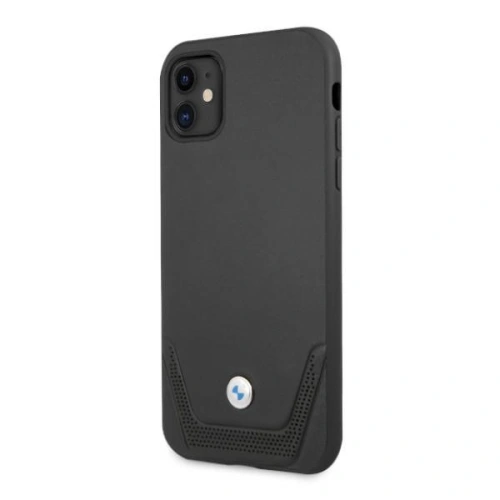 Kup Etui BMW BMHCN61RSWPK Apple iPhone 11 fekete/black hardcase bőr perforált - BMW031BLK - {ean13} - Sklep Home Screen