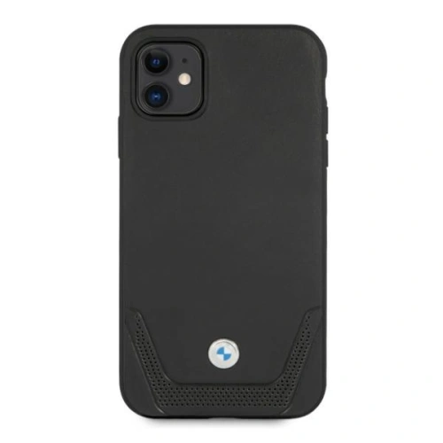 Kup Etui BMW BMHCN61RSWPK Apple iPhone 11 fekete/black hardcase bőr perforált - BMW031BLK - {ean13} - Sklep Home Screen