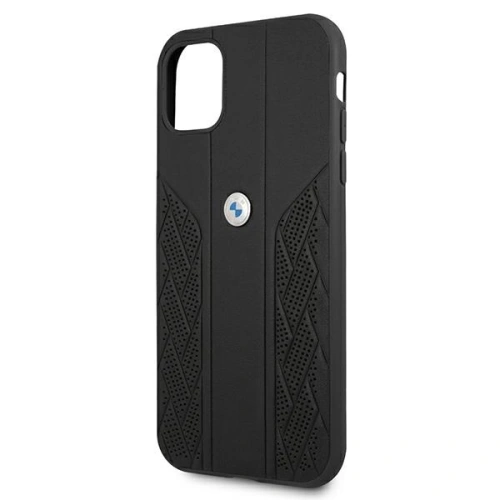Kup Etui BMW BMHCN61RSPPK Apple iPhone 11 černý/black hardcase Leather Curve Perforate - BMW030BLK - {ean13} - Sklep Home Screen