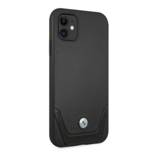 Kup Etui BMW BMHCN61RSWPK Apple iPhone 11 fekete/black hardcase bőr perforált - BMW031BLK - {ean13} - Sklep Home Screen